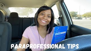 Tips for Paraprofessionals amp Education Students [upl. by Suiram816]