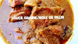 Comment préparer la sauce grainesnoix de palm camerounais [upl. by Clive]