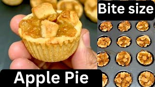 Apple pie recipe  Bite size dessert  easy trending recipe trending baking tips 19 sept 24 [upl. by Tigdirb]