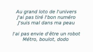 Grégory Lemarchal  SOS dun terrien détresse  Lyrics [upl. by Naarah]