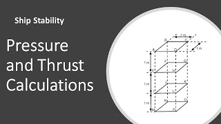 Ship Stability Basics  Pressure and Thrust calculations [upl. by Ehcrop]