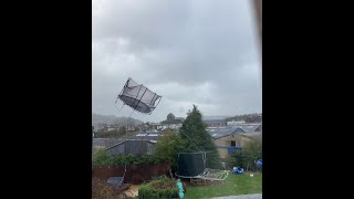 Crazy Storm Eunice in the Netherlands and the UK 2022 February 18  Stay Safe [upl. by Kelli727]