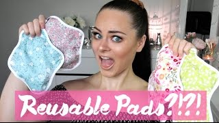 Why Ill never use a disposable pad again HANNAH PAD REVIEW ♡ [upl. by Ramed812]