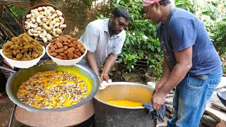 Rava Kesari Recipe Making For 100 People  Kesari Bath  Suji Halwa  Sheera Recipe [upl. by Aehsila]