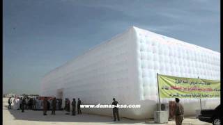 Awesome  inflatable tent was built in less than 3 hours [upl. by Badr]