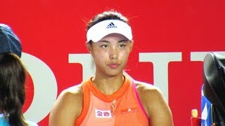 保誠香港網球公開賽 2017 中國 王薔 對 台北 張凱貞 Prudential Hong Kong Tennis Open Qiang Wang VS KaiChen Chang [upl. by Sayette]