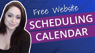 How to Add a Free Scheduling Calendar to Your WordPress Website [upl. by Aicissej252]