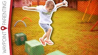 Bible Games for Kids  Obstacle Course Relay Race [upl. by Nosremaj164]