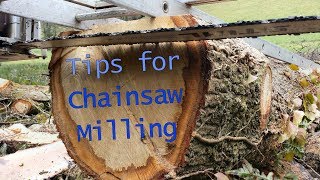 17 Super Tips for Chainsaw Milling Make Better Boards [upl. by Jarrid]