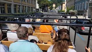 NostalgieStadtrundfahrt durch Klagenfurt mit dem OldtimerCabriobus [upl. by Tnairb889]