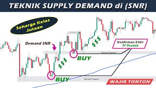 Teknik Scalping M5 Konfirmasi Entri Support amp Resistance  Strategi Supply Demand di Area SNR [upl. by Reldnahc]