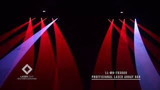 MAK AUDIO LASER LIGHT LL MHFB3000 PROFFISIONAL LASER ARRAY RGB [upl. by Greenfield]