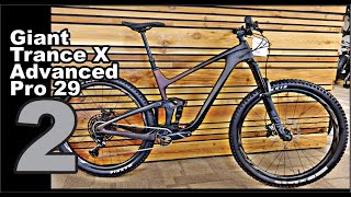 2021 Giant Trance X Advanced Pro 29 2  Carbon Trail Full suspension with carbon wheels under 6k [upl. by Otrevogir490]