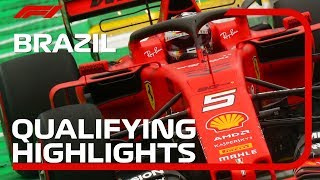 2019 Brazilian Grand Prix Qualifying Highlights [upl. by Alenoel925]