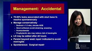 CSF Rhinorrhea Diagnosis and Management in 2019  Jivianne T Lee MD [upl. by Hafeenah]