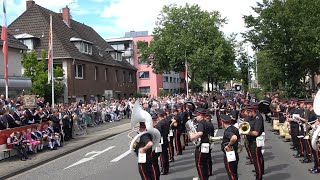 Schützenfest in NeussReuschenberg Impressionen vor der großen Königsparade am 14 Juli 2024 [upl. by Erie]