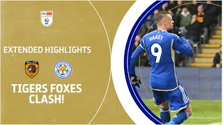 TIGERS CLASH WITH FOXES  Hull City v Leicester City extended highlights [upl. by Nattie]