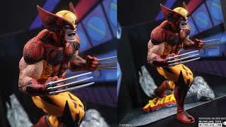 New McFarlane Toys Wolverine 110 scale statue revealed Xmen comic cover 1 preorder info [upl. by Haroppizt]