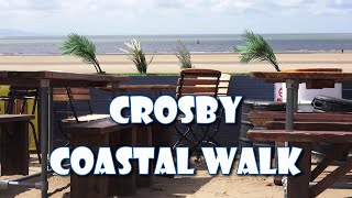 Crosby Coastal Path Walk Liverpool Start of Sefton Coastal Path 22 Miles [upl. by Nador]