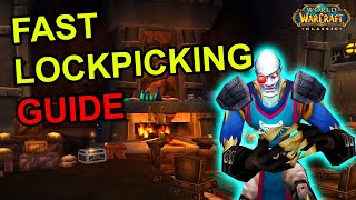 Fast 1300 Rogue Lockpicking Guide  Classic WoW [upl. by Cinimmod808]