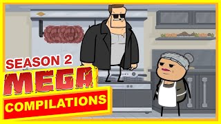 Season 2 Mega Compilation  Cyanide and Happiness [upl. by Leno]