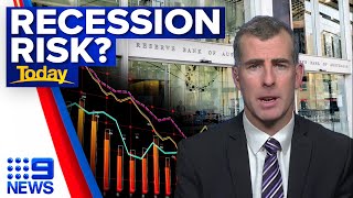 Odds of Australian recession at 50 per cent experts warn  9 News Australia [upl. by Nnairac]