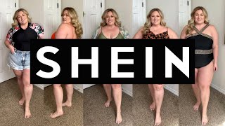 SHEIN CURVE SWIM HAUL  SHEIN FIT  SWIMSUIT SATURDAY [upl. by Aleece]