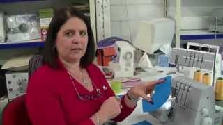 Using Your Overlocker  Serger How to Curves and Corners [upl. by Venable614]