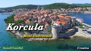 Korcula Island  Croatia’s MiniDubrovnik Old Town amp Prehistoric Cave in 4K [upl. by Searle]