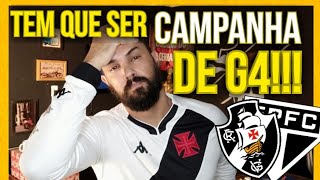 🚨COM ESSE FUTEBOL NÓS VAMOS CAIRPÓSJOGO VASCO X SÃO PAULO [upl. by Bazil]