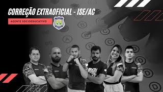 CORREÃ‡ÃƒO EXTRAOFICIAL ISEAC PARTE I  INSANUS CONCURSOS [upl. by Rickie]