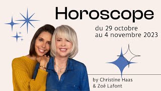 Horoscope du 29 octobre au 4 novembre 23 🎃 par Christine Haas amp Zoé Lafont [upl. by Airotcivairam]