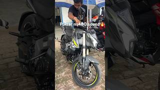 Pulsar ns400 exhaust sound🔥 pulsar ns400 exhaust shorts bajaj [upl. by Alta]