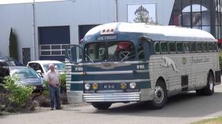 American Greyhound Line bus uit 1948 [upl. by Nohsauq]