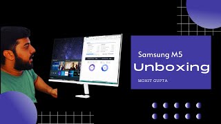 Samsung M5 Monitor Unboxing  Dont buy monitor before watching this video [upl. by Enihsnus]