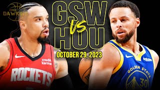 Golden State Warriors vs Houston Rockets Full Game Highlights  October 29 2023  FreeDawkins [upl. by Andromede905]