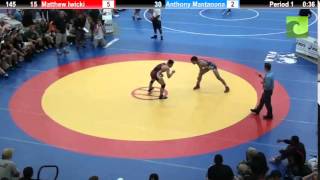 145 Matthew Iwicki vs Anthony Mantanona [upl. by Aicenert839]