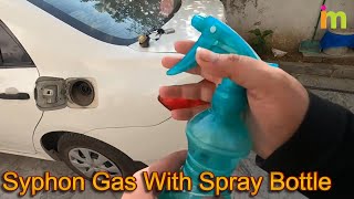 How To Remove Petrol From Fuel Tank Using Household items [upl. by Lemcke]