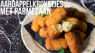 RECEPT Aardappelkroketjes met Parmezaan  OhMyFoodness [upl. by Kerianne]