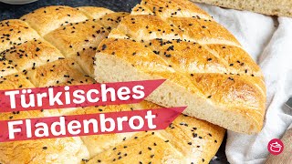 Türkisches Fladenbrot selber backen  Rezept  eatde [upl. by Quintus632]