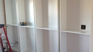 DIY IKEA BILLY BOOKCASE HACK 2021 [upl. by Hagi]