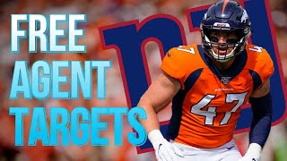 5 NFL Free Agents the New York Giants should target this Offseason [upl. by Alek]