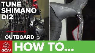 How To Tune Shimano Di2 Groupsets – Adjust Electronic Shifting [upl. by Anwahsak271]