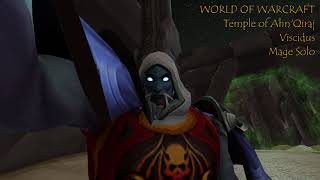 PC WORLD OF WARCRAFT  Temple of AhnQiraj  Viscidus  Mage Solo [upl. by Ueik]