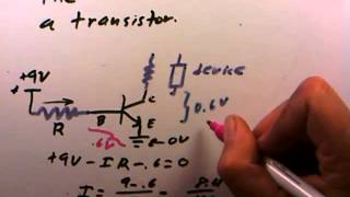 elec 027 base and collector resistors used with transistors [upl. by Hnib526]