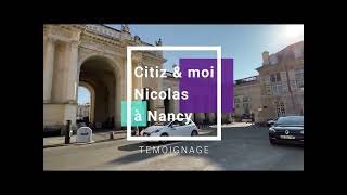 Témoignage autopartage Citiz  Nicolas utilisateur à Nancy [upl. by Jodoin]