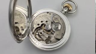 Elgin Pocket Watch Grade 50 16s Convertible Model 1 15 Jewels [upl. by Ahsed]