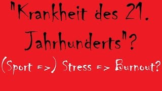 Burnout zunehmen amp krank von zu viel Sport  Stress Erlebt Nebennierenschwäche  Adrenal Fatigue [upl. by Merline]