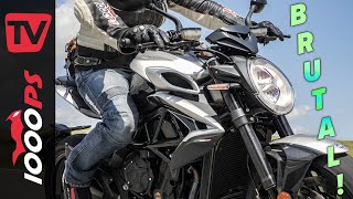 MV Agusta Brutale 800 RR im Test  Das stärkste Mittelklasse Naked Bike 2020 [upl. by Maurizia377]