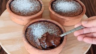 10 DAKİKADA ÇİKOLATALI SUFLE TARİFİ😋✅BU LEZZET DAMAK ÇATLATIR💯 [upl. by Alliuqahs]